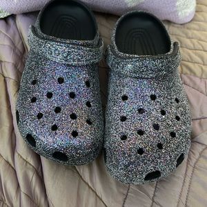 Sparkle Crocs size 9 women/7 men